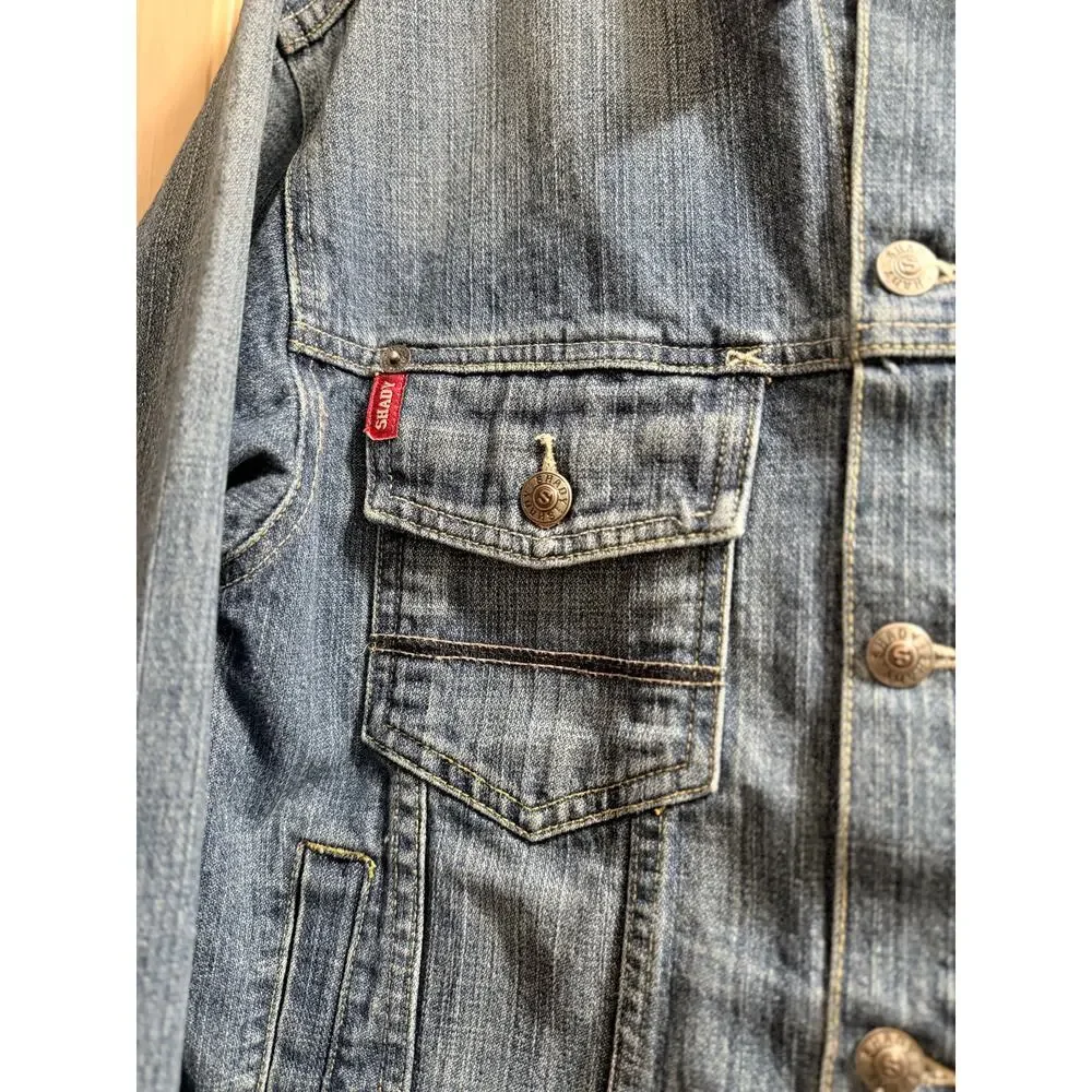 RARE Shady Limited Vintage Y2K Denim Jacket - 8 Mile Eminem Slim Shady - Medium